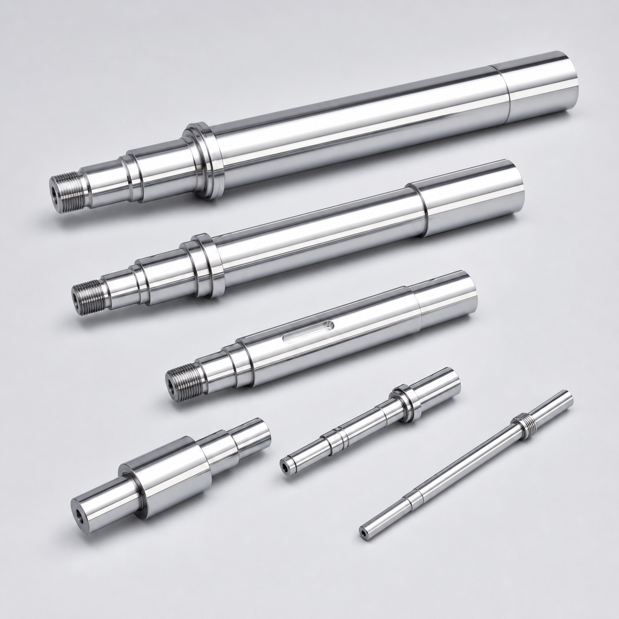 High-resolution hard chrome plated precision shafts