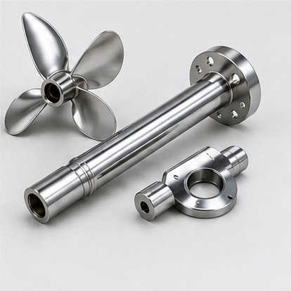 Hard chrome plated marine components