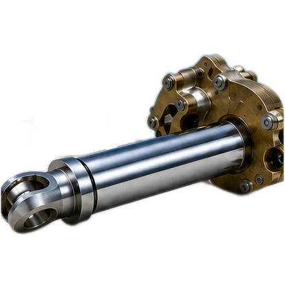 Precision machined hard chrome plated piston shafts