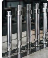 Hard chrome plated components after plating